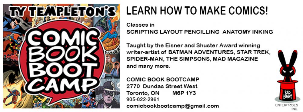 Ty Templeton's COMIC BOOK BOOTCAMP!!